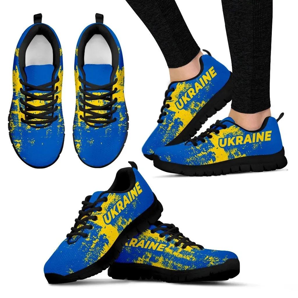 Ukraine Sneakers Smudge Style RLT7 - Wonder Print Shop