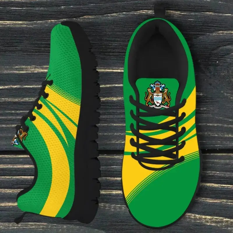 Guyana Coat of Arms Sneakers Cricket RLT8 - Wonder Print Shop