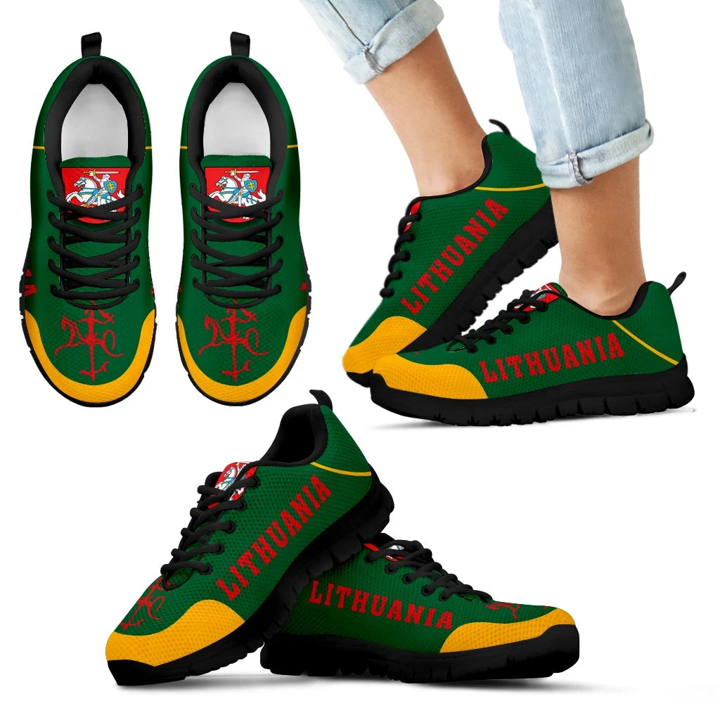 Lithuania Coat Of Arms Sneakers - New Style RLT6 - Wonder Print Shop