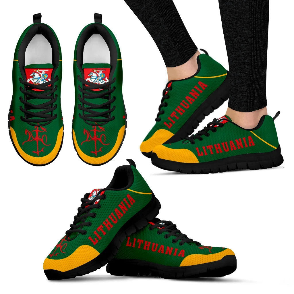 Lithuania Coat Of Arms Sneakers - New Style RLT6 - Wonder Print Shop