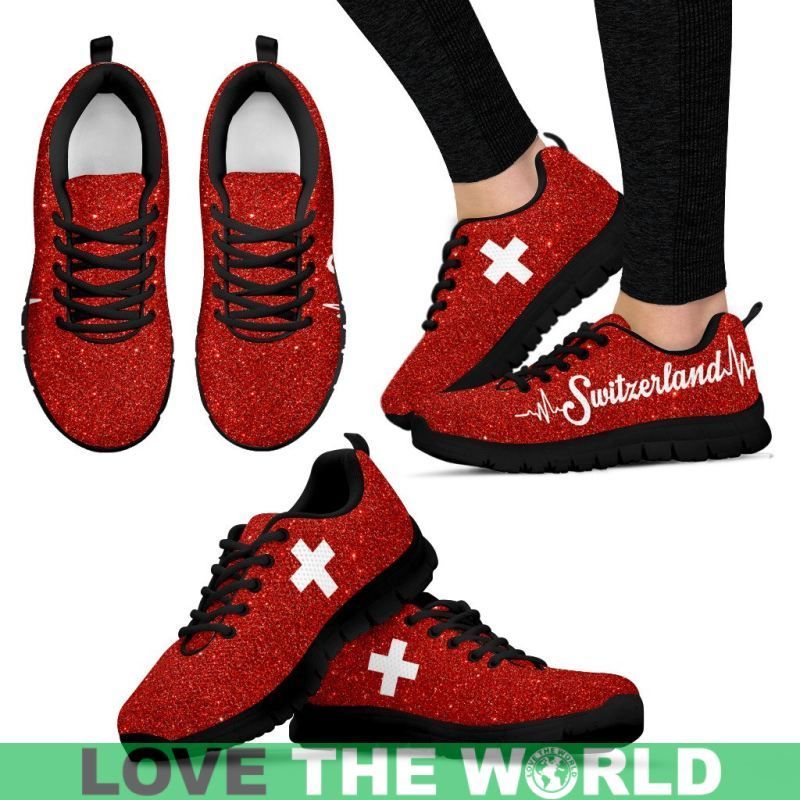 Switzerland Flag Sneakers RLT13 - Wonder Print Shop