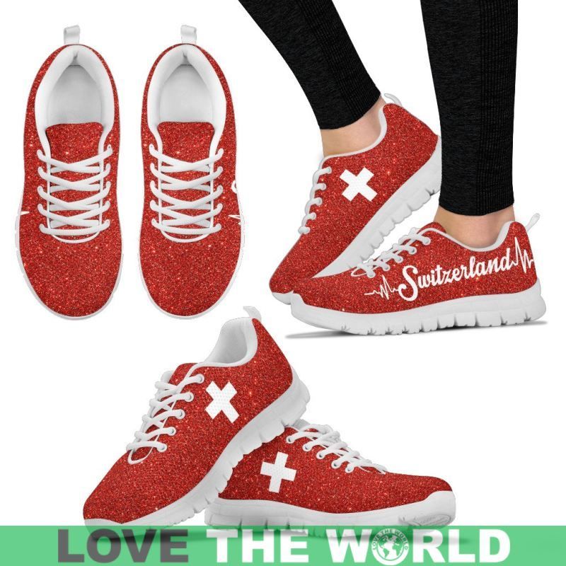 Switzerland Flag Sneakers RLT13 - Wonder Print Shop