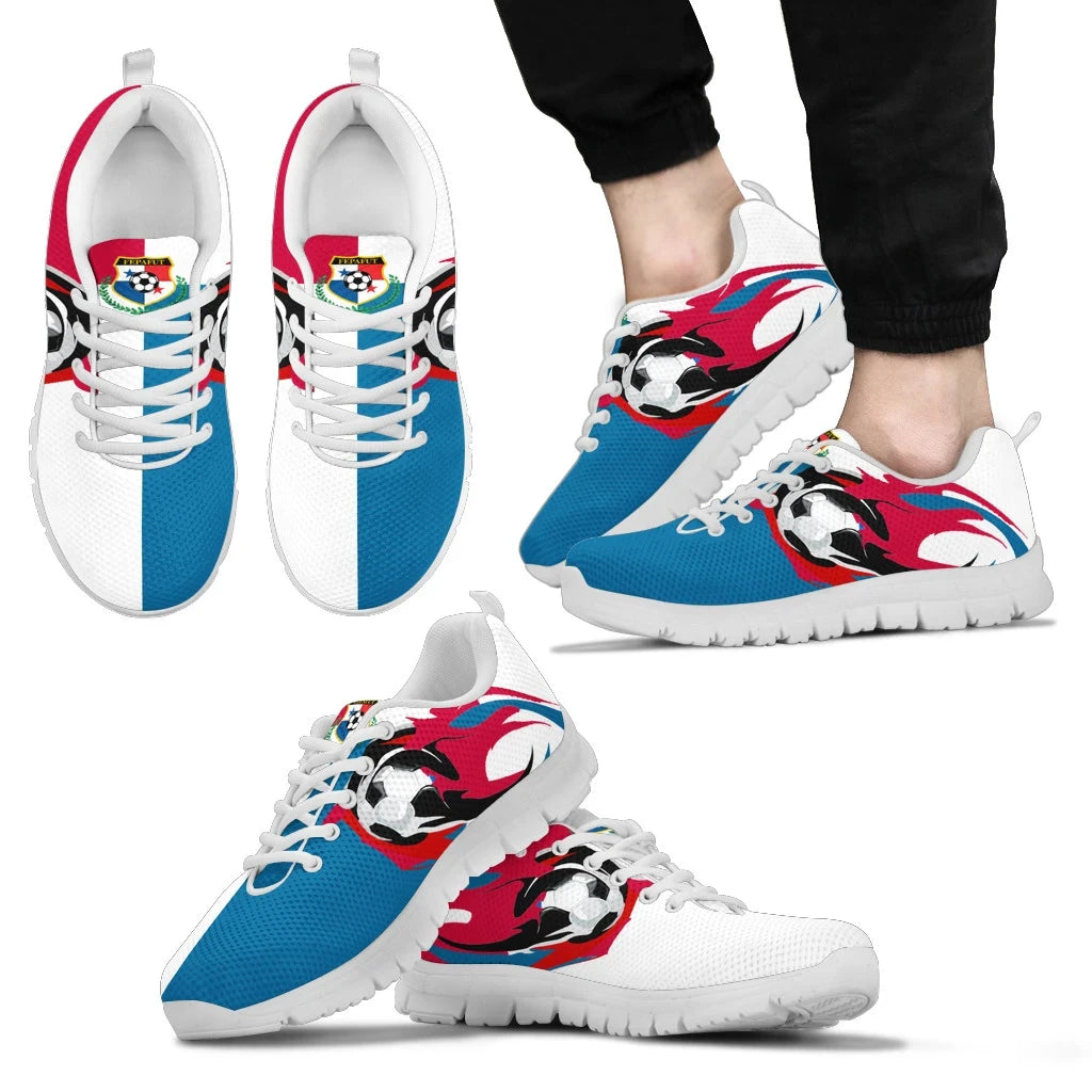 Panama Football Spirit Men's/Women's Sneakers RLT13 - Wonder Print Shop