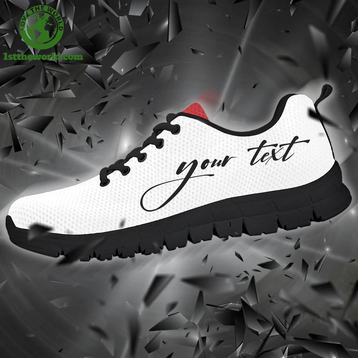 (Custom) Serbia Sneakers Flag And Coat Of Arms Personalized Signature RLT7 - Wonder Print Shop