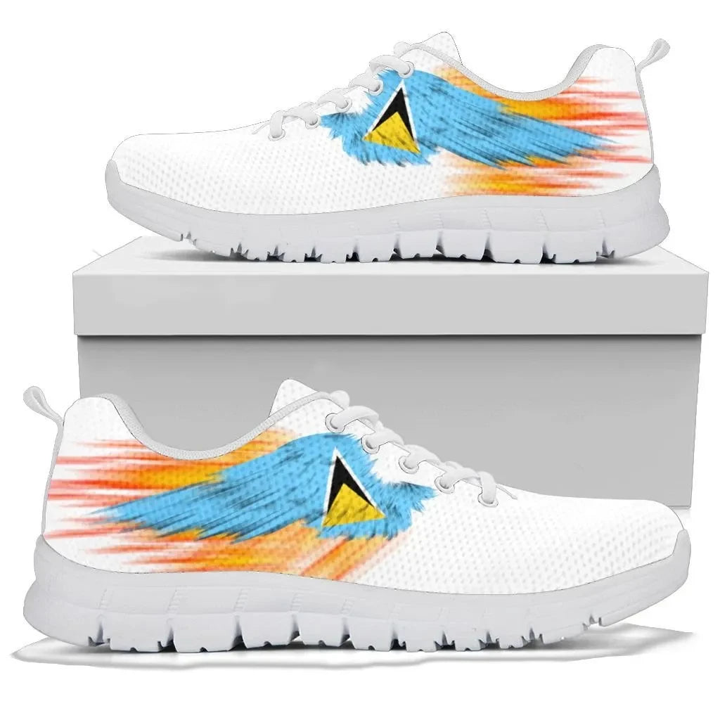 Saint Lucia Sneakers Fire Wing RLT6 - Wonder Print Shop