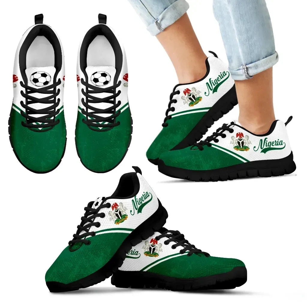 Nigeria Football Rising Sneakers RLT8 - Wonder Print Shop