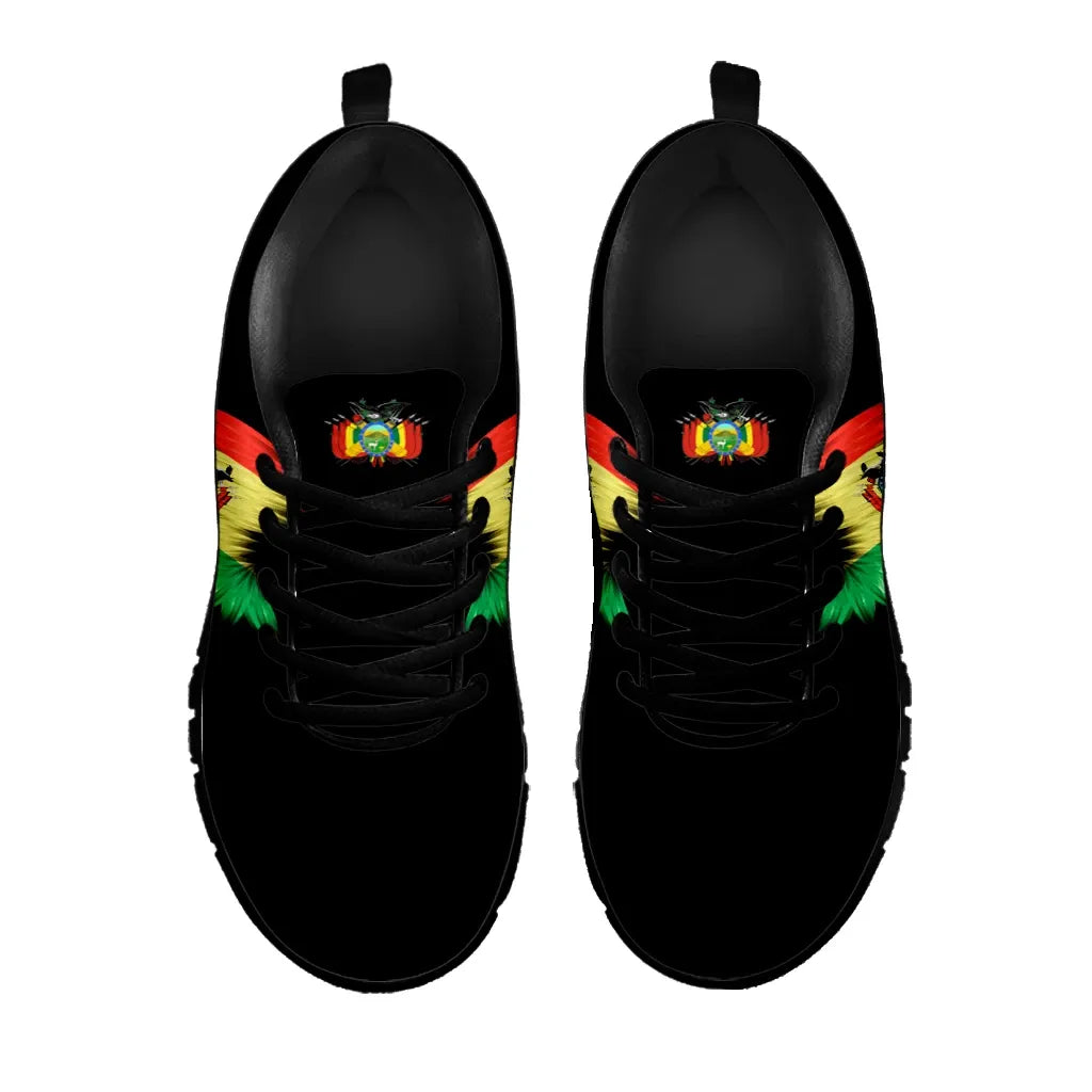 Bolivia Wings Sneakers - Black Edition RLT6 - Wonder Print Shop