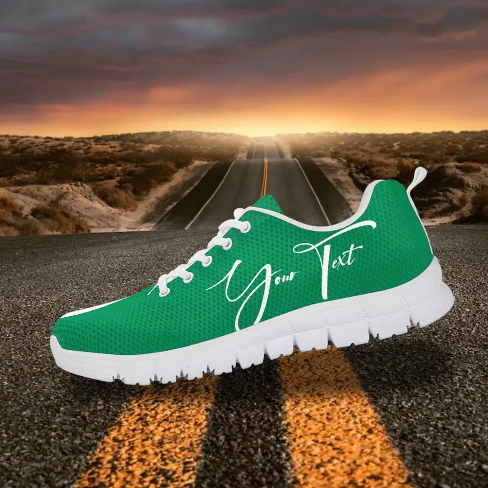 (Custom) Nigeria Sneakers Flag Personal Signature RLT8 - Wonder Print Shop