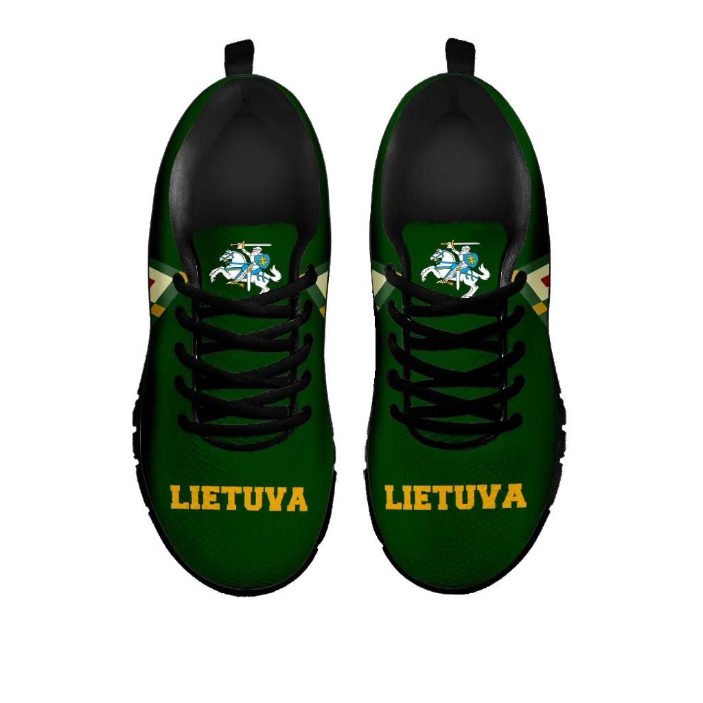 Lithuania Athletic Sneakers Black/White versions RLT6 - Wonder Print Shop