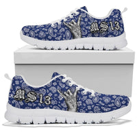 Sneakers Blue Bandana RLT8 - Wonder Print Shop