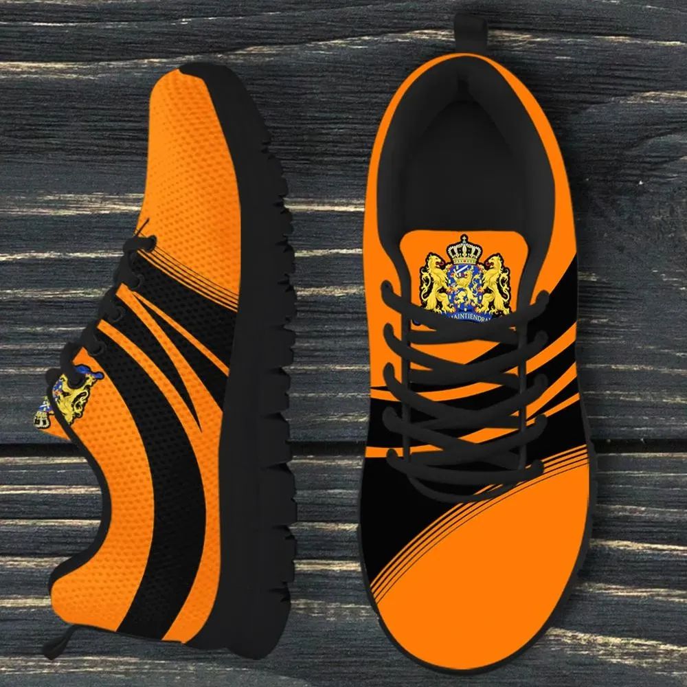 Netherlands Coat Of Arms Sneakers Cricket RLT7 - Wonder Print Shop