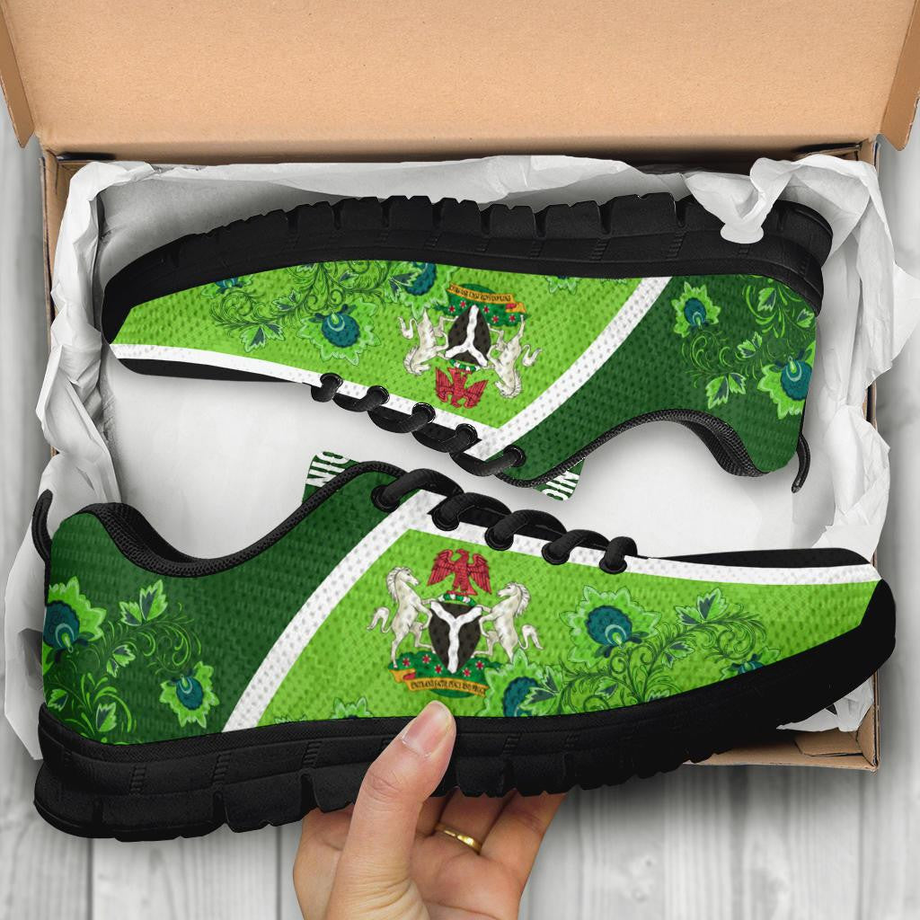 Nigeria Is My Homeland Sneakers Womens/Mens RLT8 - Wonder Print Shop