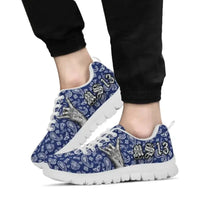 Sneakers Blue Bandana RLT8 - Wonder Print Shop
