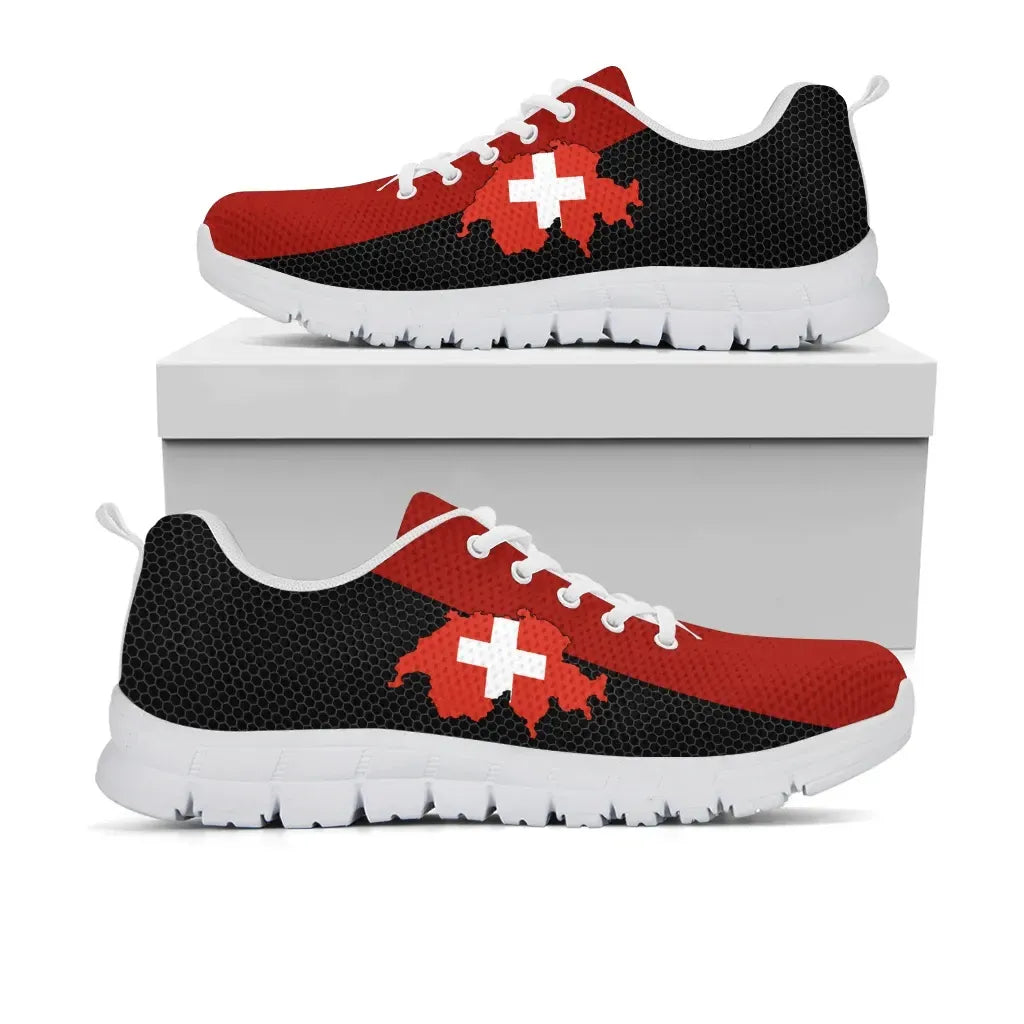 Switzerland Map Special Sneakers RLT13 - Wonder Print Shop