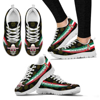 Mexico Day Of The Dead Heartbeat Sneakers RLT13 - Wonder Print Shop