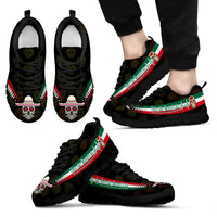 Mexico Day Of The Dead Heartbeat Sneakers RLT13 - Wonder Print Shop