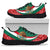 Mexico Sneakers Mexico Coat Of Arms With Aztec Patterns RLT13 - Wonder Print Shop