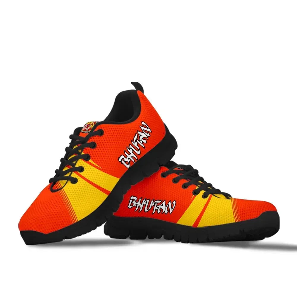 Bhutan Coat Of Arms Sneaker Cricket RLT6 - Wonder Print Shop