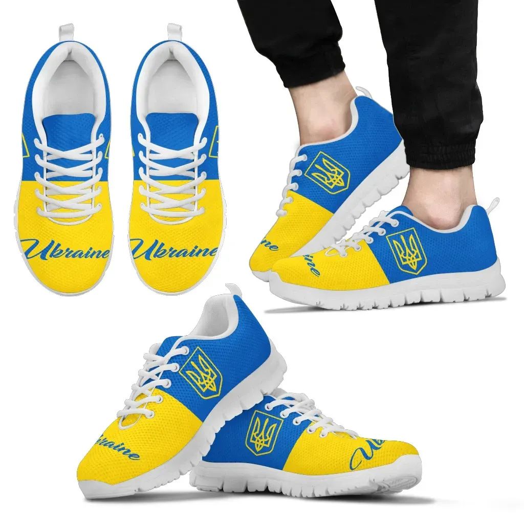Ukrainian Shoes Ukraine Coat Of Arms Sneakers 2 RLT7 - Wonder Print Shop