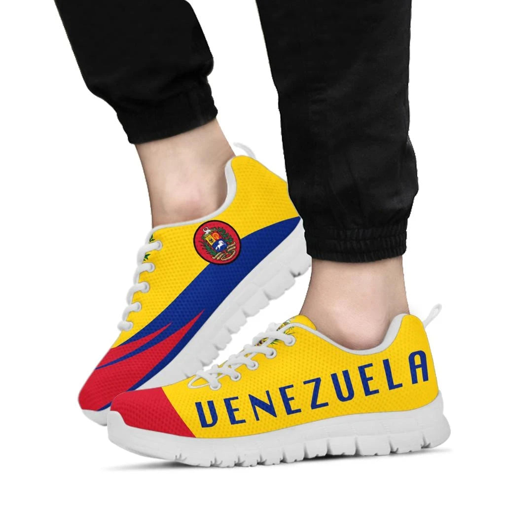Venezuela Sneakers Flag Wave Style RLT7 - Wonder Print Shop