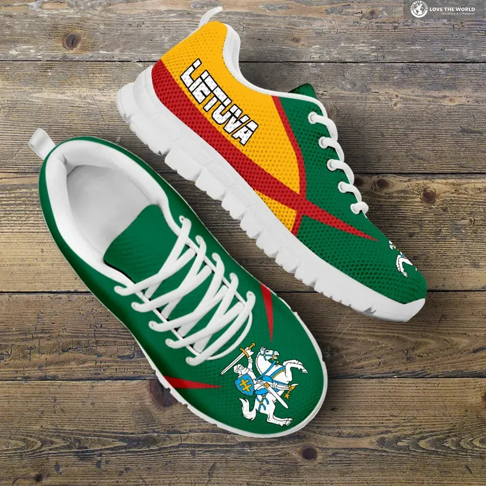 Lithuania Active Sneakers Shoes RLT6 - Wonder Print Shop