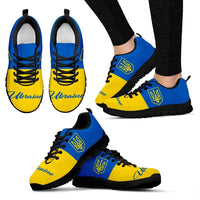 Ukrainian Shoes Ukraine Coat Of Arms Sneakers 2 RLT7 - Wonder Print Shop