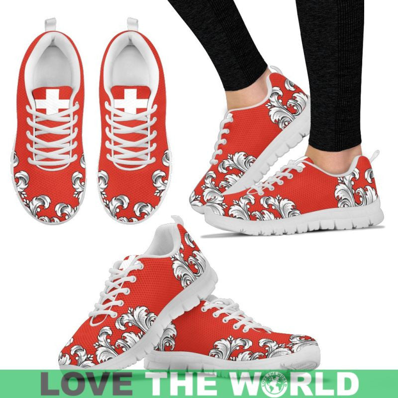 Swizerland Coat Of Arms Sneakers RLT13 - Wonder Print Shop