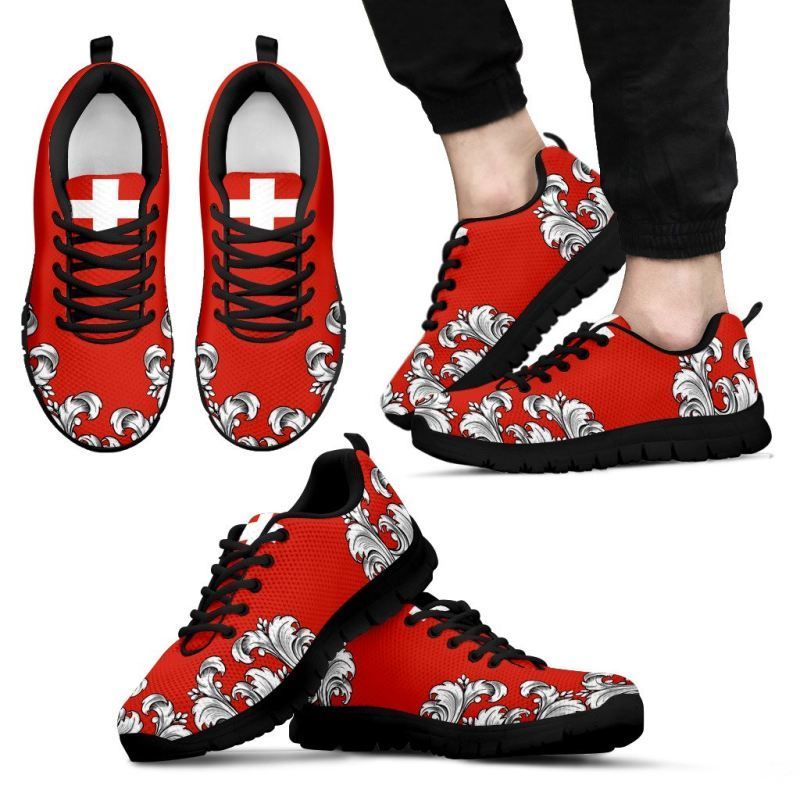 Swizerland Coat Of Arms Sneakers RLT13 - Wonder Print Shop