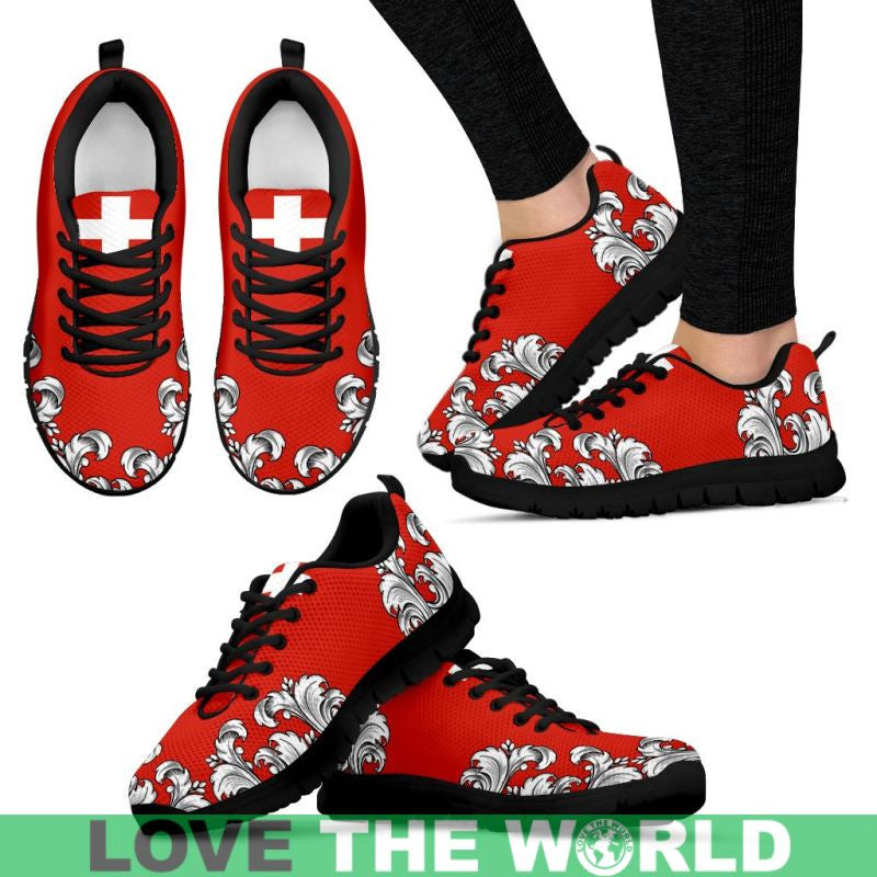 Swizerland Coat Of Arms Sneakers RLT13 - Wonder Print Shop