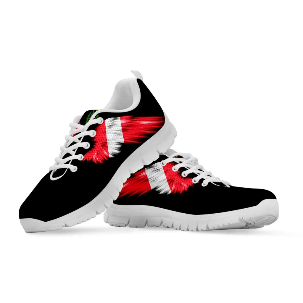 Peru Wings Sneakers Black Edition RLT7 - Wonder Print Shop