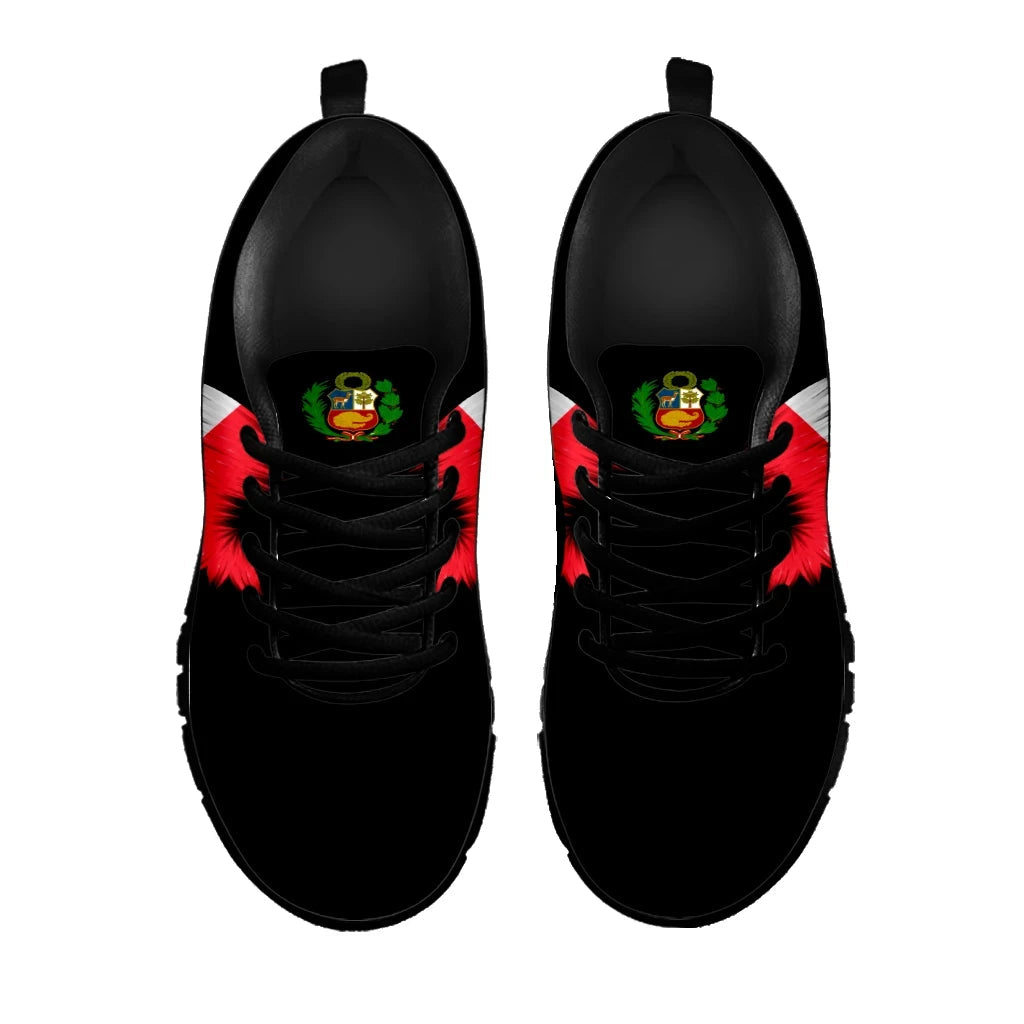 Peru Wings Sneakers Black Edition RLT7 - Wonder Print Shop