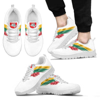 Lithuania Shoes - Lietuva Wings Sneakers White Version RLT6 - Wonder Print Shop