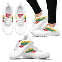 Lithuania Shoes - Lietuva Wings Sneakers White Version RLT6 - Wonder Print Shop