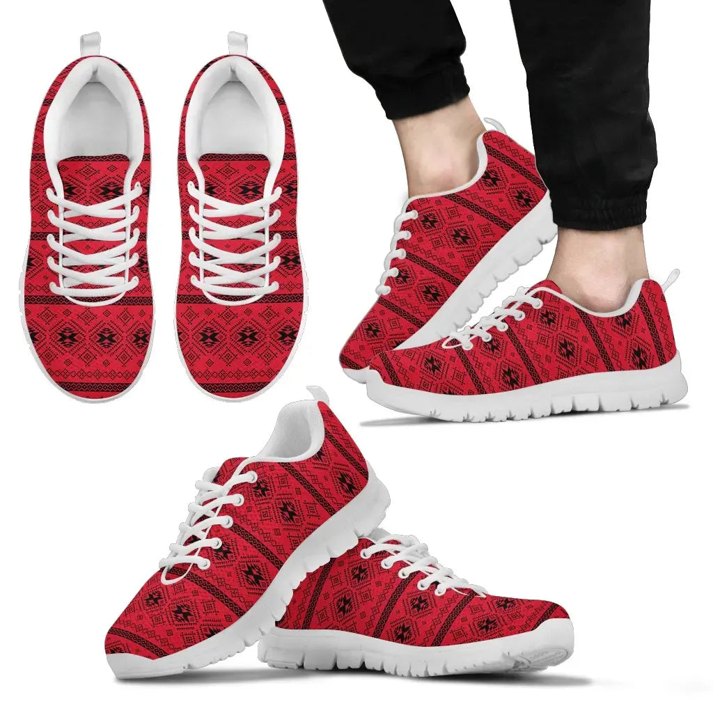 Mexico Sneakers Aztec Pattern 03 RLT13 - Wonder Print Shop