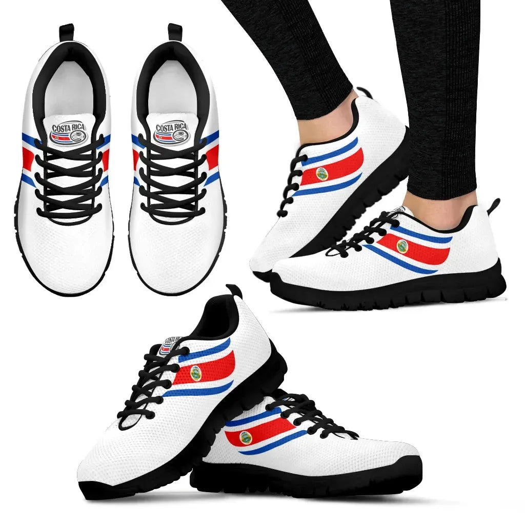 Costa Rica Football Spirit (Men's/Women's) Sneaker RLT13 - Wonder Print Shop