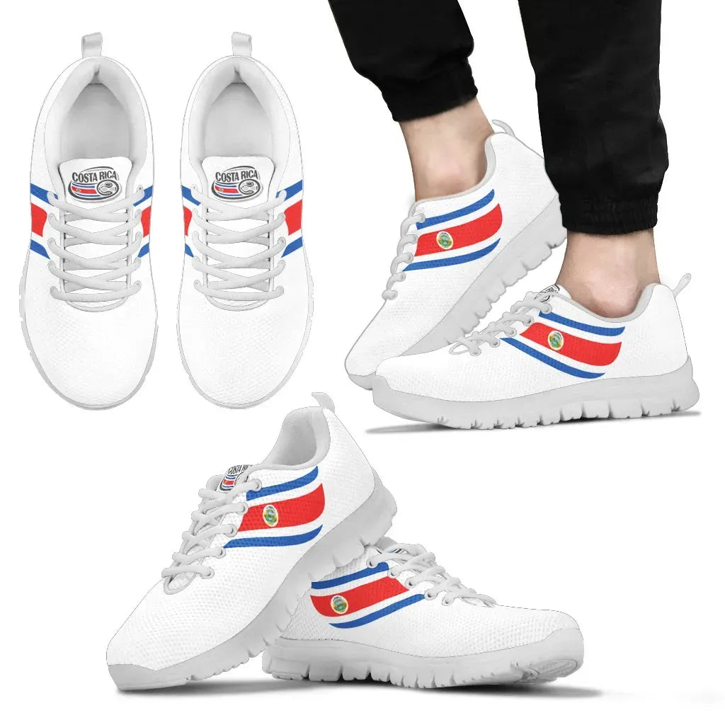Costa Rica Football Spirit (Men's/Women's) Sneaker RLT13 - Wonder Print Shop
