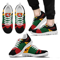Lithuania Running Shoes Coat Of Arms Flag Painting Style RLT6 - Wonder Print Shop