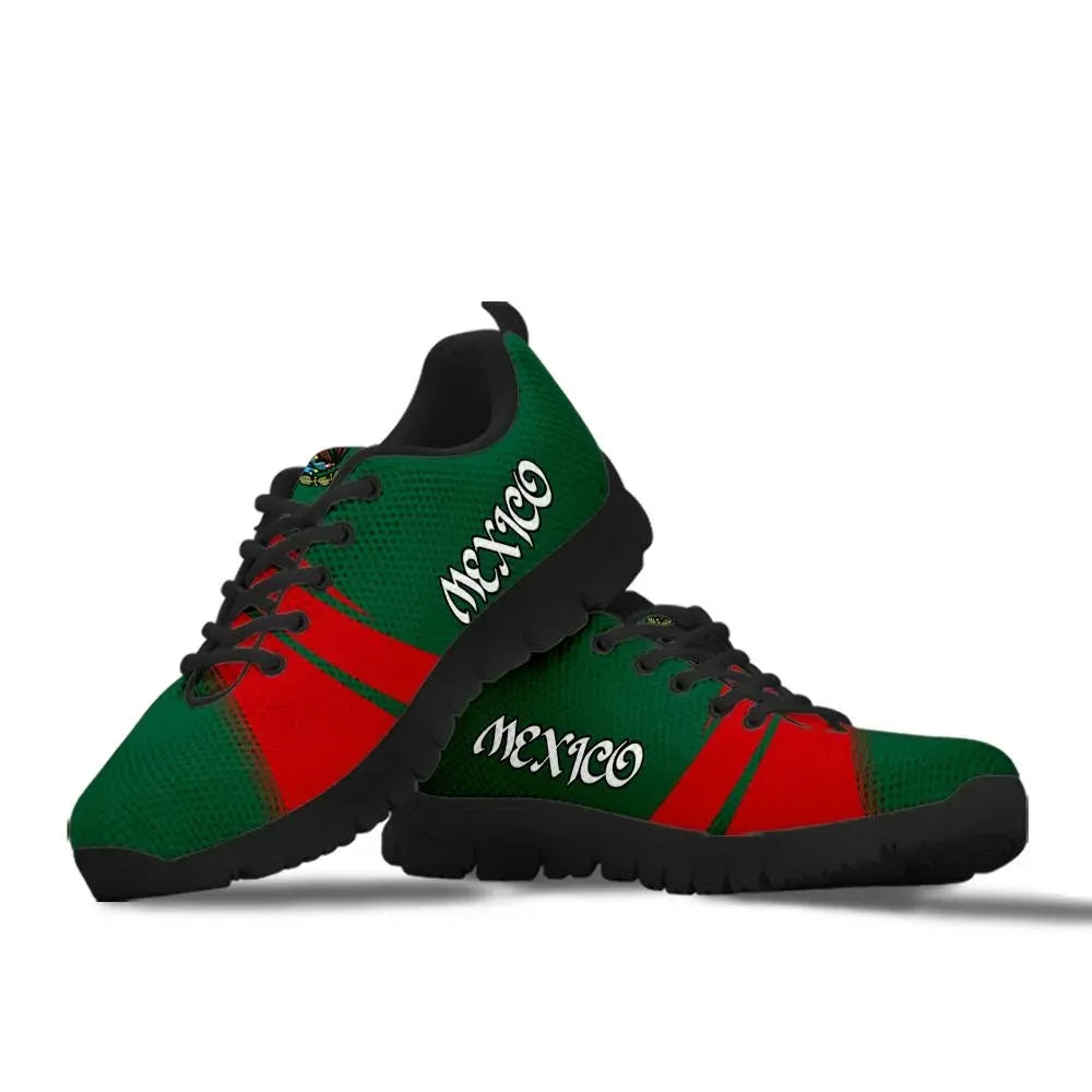Mexico Coat Of Arms Sneakers Cricket RLT13 - Wonder Print Shop