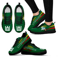 Lithuania Flag Sneakers - Map Version RLT6 - Wonder Print Shop