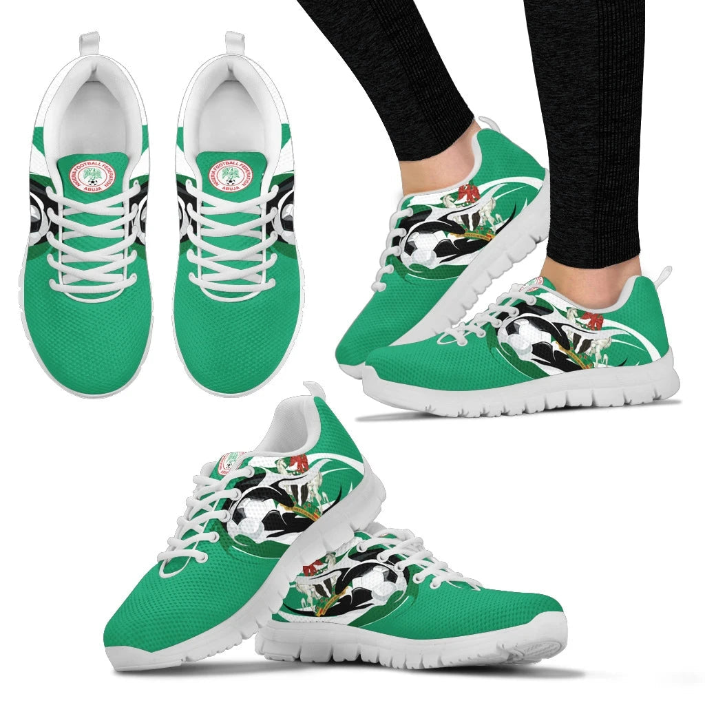 Nigeria Football Spirit Mens/Womens Sneakers RLT8 - Wonder Print Shop