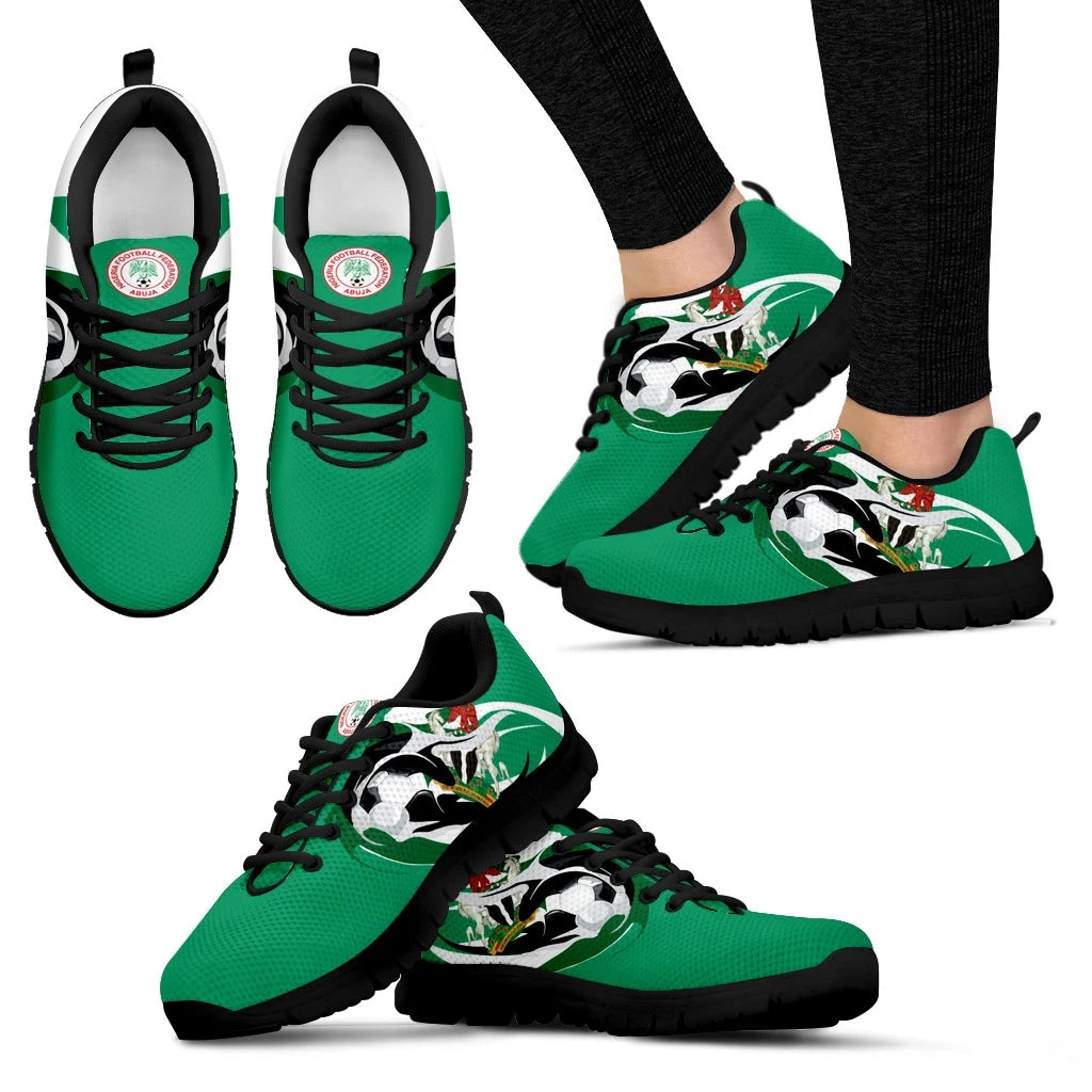 Nigeria Football Spirit Mens/Womens Sneakers RLT8 - Wonder Print Shop