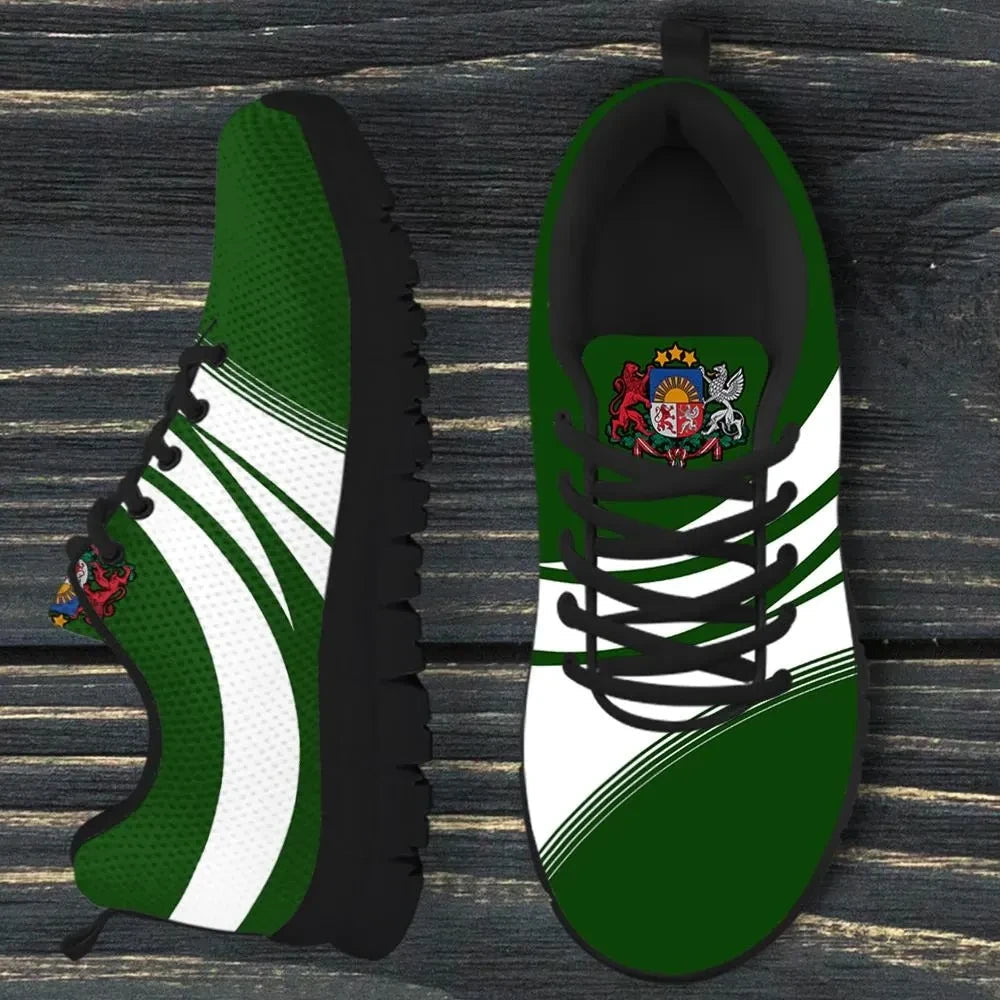 Latvia Coat Of Arms Sneakers Cricket RLT6 - Wonder Print Shop