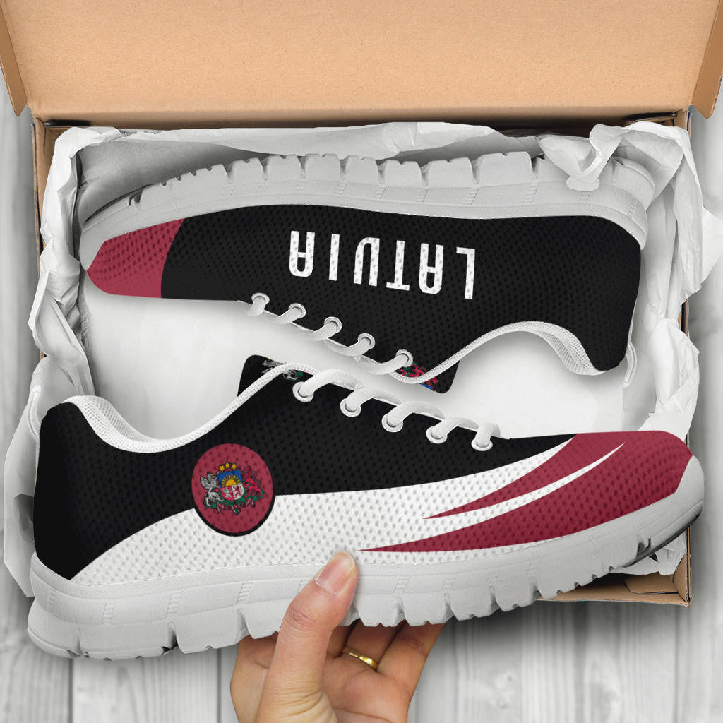 Latvia Sneakers - Flag Wave Style RLT6 - Wonder Print Shop