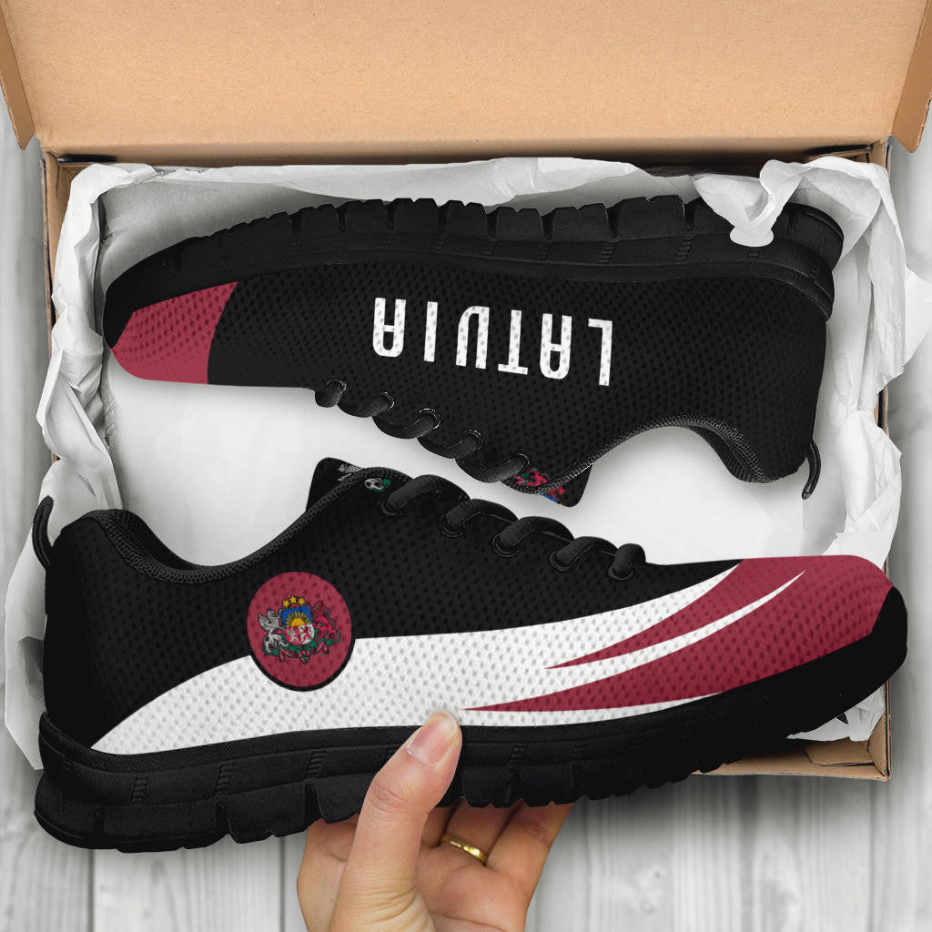 Latvia Sneakers - Flag Wave Style RLT6 - Wonder Print Shop