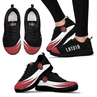 Latvia Sneakers - Flag Wave Style RLT6 - Wonder Print Shop