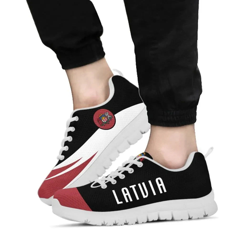 Latvia Sneakers - Flag Wave Style RLT6 - Wonder Print Shop