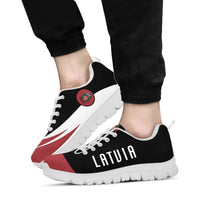 Latvia Sneakers - Flag Wave Style RLT6 - Wonder Print Shop
