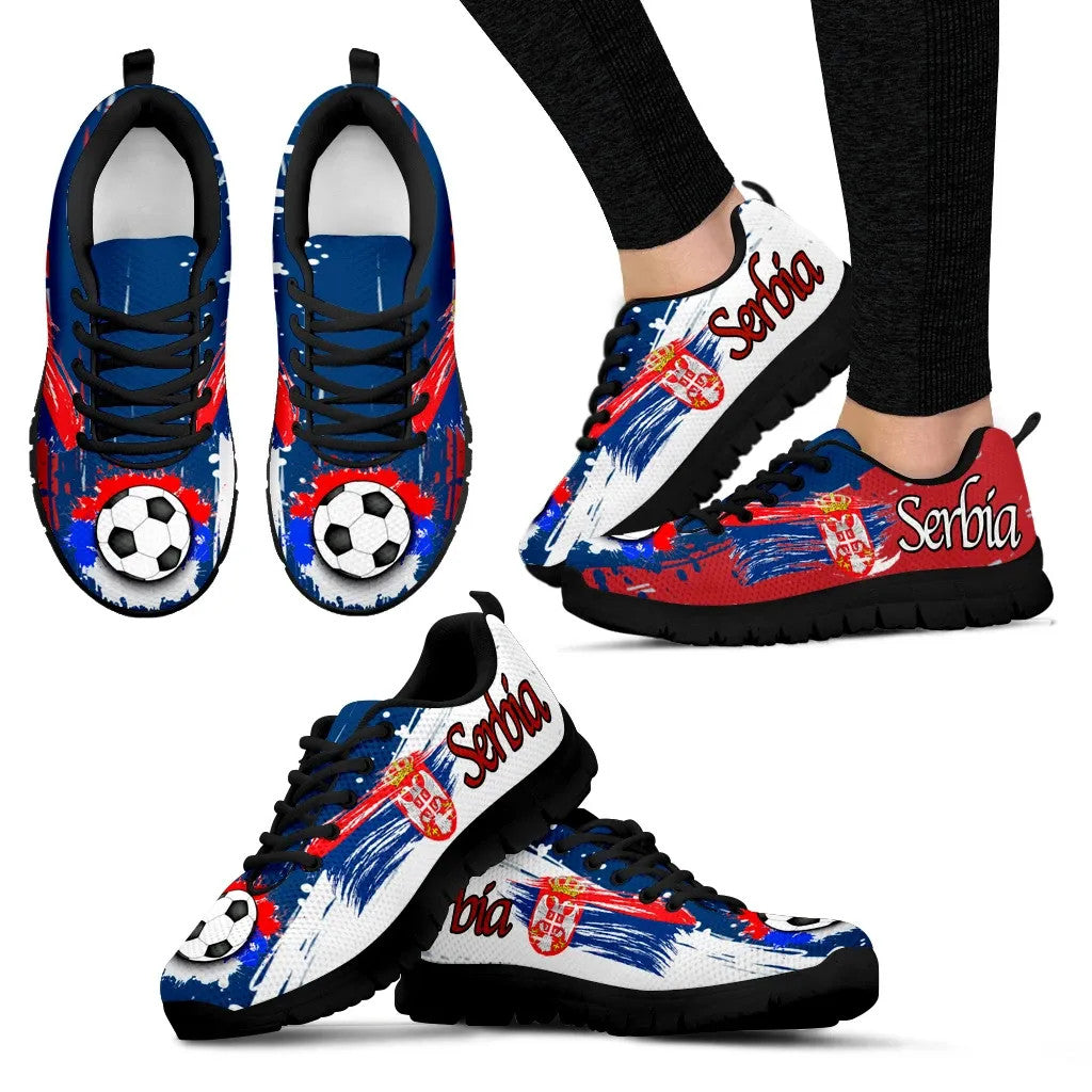 Serbia Football Men's / Women's Sneakers Shoes RLT7 - Wonder Print Shop