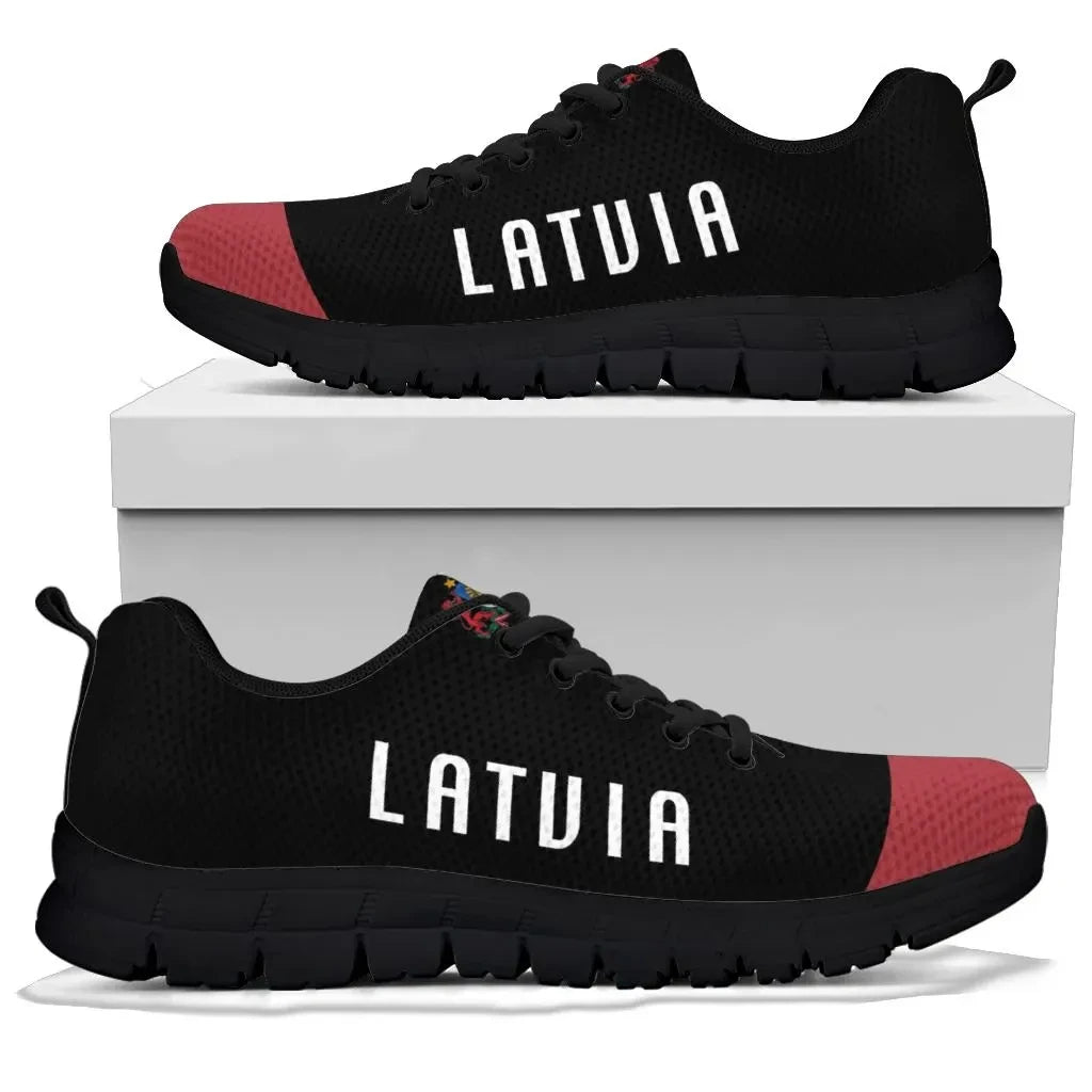 Latvia Sneakers - Flag Wave Style RLT6 - Wonder Print Shop