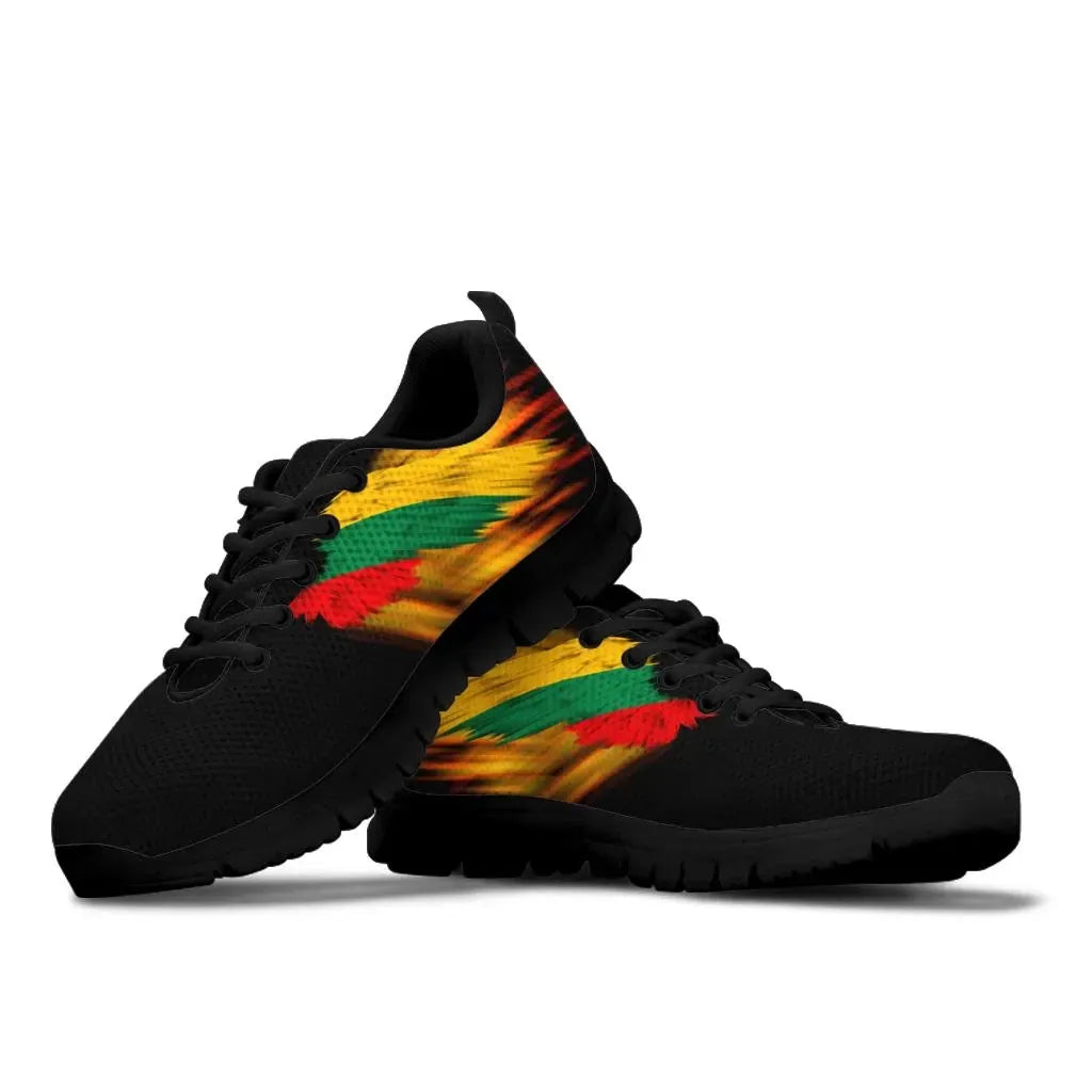 Lithuania Sneakers - Fire Wings and Flag RLT6 - Wonder Print Shop